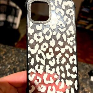 Casetify cheetah print iPhone 12 mini phone case